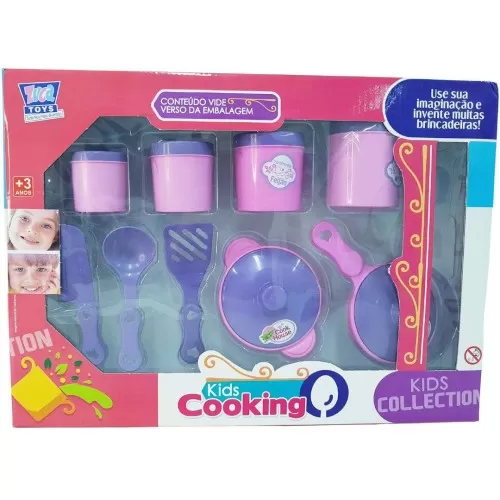 Brinquedo Kids Cooking 9 peças - Zuca Toys