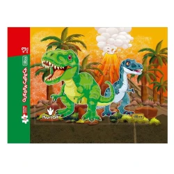 Brinquedo Quebra-Cabeça 24 peças Raptor - Tilibra