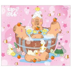 Brinquedo Quebra-Cabeça 24 peças Capy Club  Tilibra