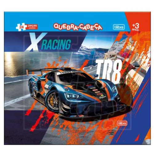 Brinquedo Quebra-Cabeça X- Racing 24 peças Tilibra Brinquedo Quebra-Cabeça X- Racing 24 peças Tilibra