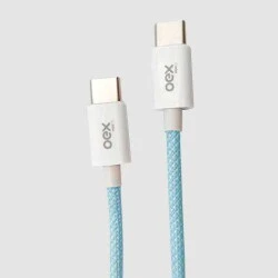 Cabo em Nylon Candy Azul Type C CE206 - OEX
