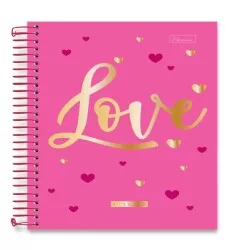 Caderneta Escolar Its Love 80 Folhas - Cadersil