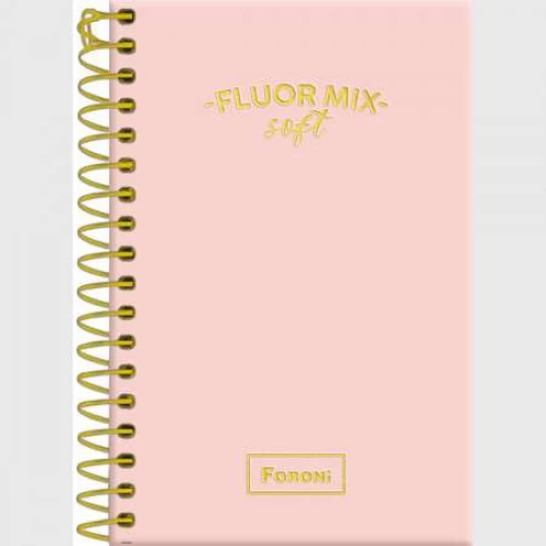 Caderneta Fluor Mix Soft 96 Folhas - Foroni