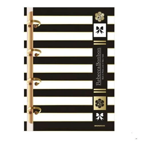 Caderno Argolado Colleg Rebecca Bonbon 160 folhas - Animativa
