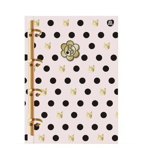 Caderno Argolado Colleg Rebecca Bonbon 160 folhas - Animativa