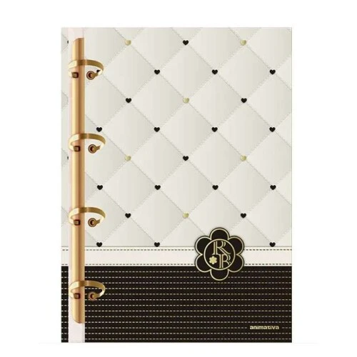 Caderno Argolado Colleg Rebecca Bonbon 160 folhas - Animativa