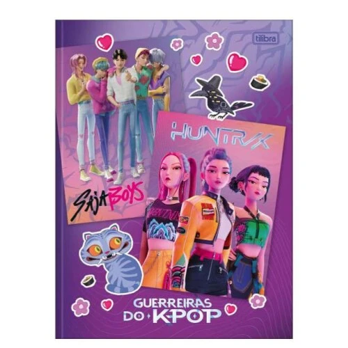 Caderno Brochura 80 1/4 folhas K-POP - Tilibra Caderno Brochura 80 1/4 folhas K-POP - Tilibra