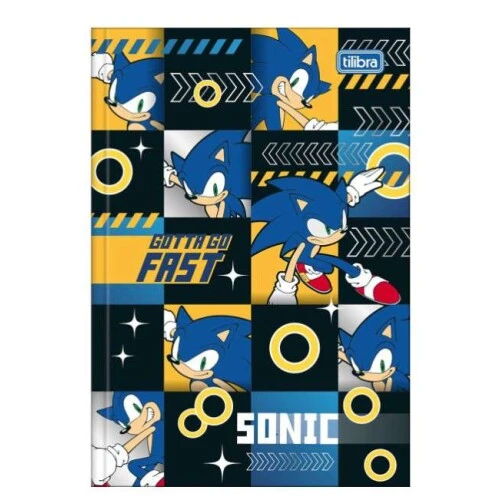Caderno Brochura 80 folhas Sonic - Tilibra Caderno Brochura 80 folhas Sonic - Tilibra