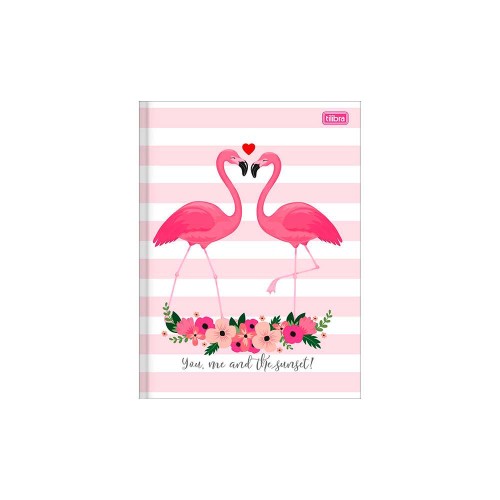 Caderno Brochura Aloha Flamingo - Tilibra