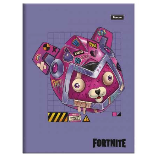 Caderno Brochura Fortnite 80 Folhas - Foroni