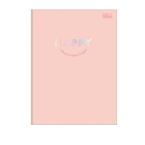 Caderno Brochura Happy Pastel 80 folhas - Tilibra