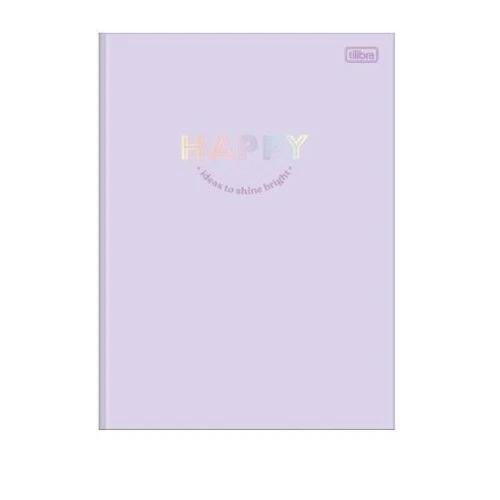 Caderno Brochura Happy Pastel 80 folhas - Tilibra