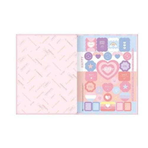 Caderno Brochura Happy Pastel 80 folhas - Tilibra