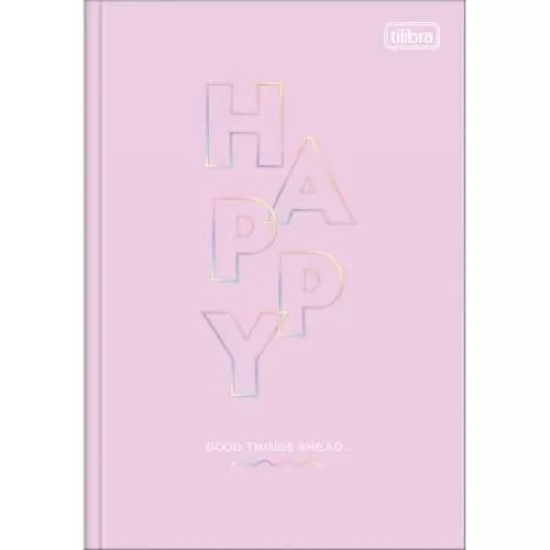 Caderno Brochura Happy Pastel 80 folhas - Tilibra