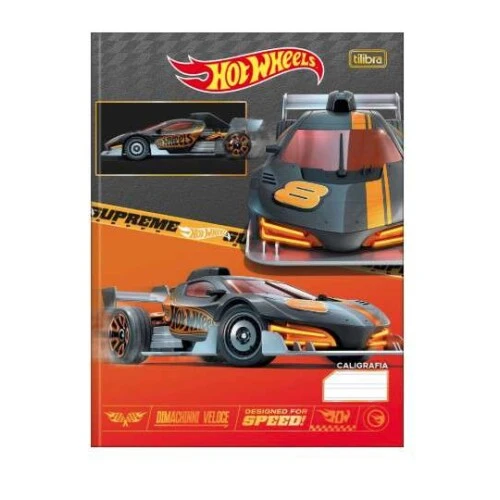 Caderno Brochura Hot Wheels 80 Folhas - Tilibra Caderno Brochura Hot Wheels 80 Folhas - Tilibra
