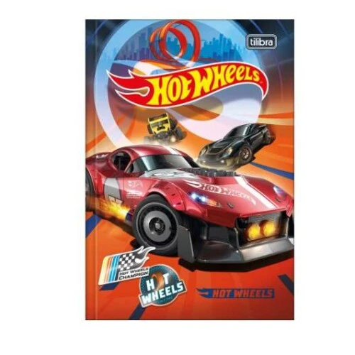 Caderno Brochura Hot Wheels 80 Folhas - Tilibra Caderno Brochura Hot Wheels 80 Folhas - Tilibra