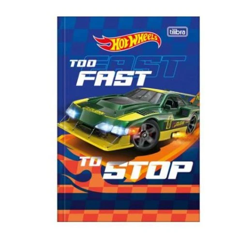 Caderno Brochura Hot Wheels 80 Folhas - Tilibra Caderno Brochura Hot Wheels 80 Folhas - Tilibra