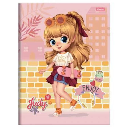 Caderno Brochura Judy 80 Folhas - Foroni