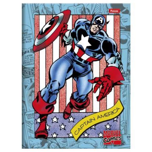 Caderno Brochura Marvel Comics 80 Folhas - Foroni