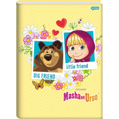 Caderno Brochura Masha e o Urso - Jandaia