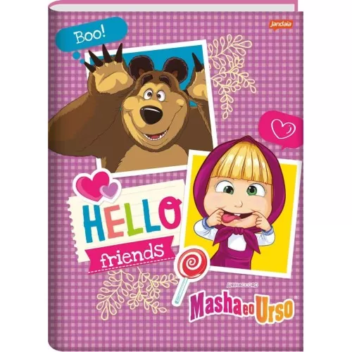 Caderno Brochura Masha e o Urso - Jandaia