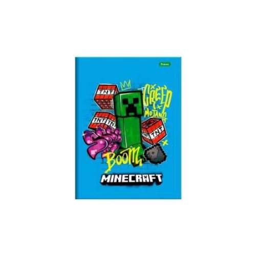 Caderno Brochura Minecraft 80 Folhas - Foroni