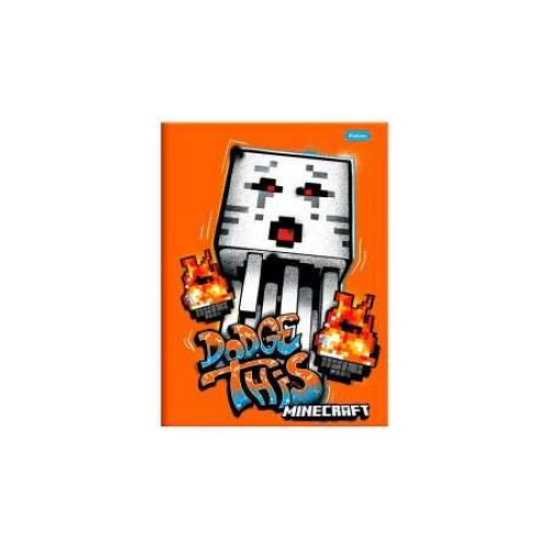 Caderno Brochura Minecraft 80 Folhas - Foroni