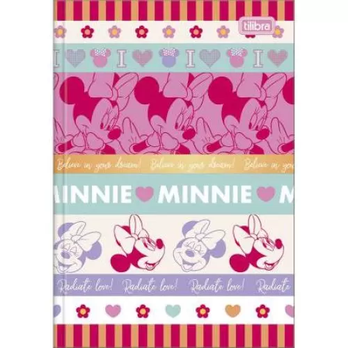 Caderno Brochura Minnie 80 folhas - Tilibra