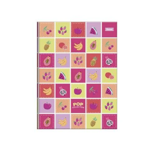 Caderno Brochura Pop Collection 80 folhas Pequeno- Foroni Caderno Brochura Pop Collection 80 folhas Pequeno- Foroni