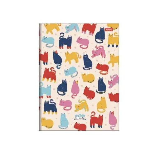 Caderno Brochura Pop Collection 80 folhas Pequeno- Foroni Caderno Brochura Pop Collection 80 folhas Pequeno- Foroni