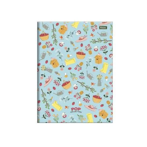 Caderno Brochura Pop Collection 80 folhas Pequeno- Foroni Caderno Brochura Pop Collection 80 folhas Pequeno- Foroni
