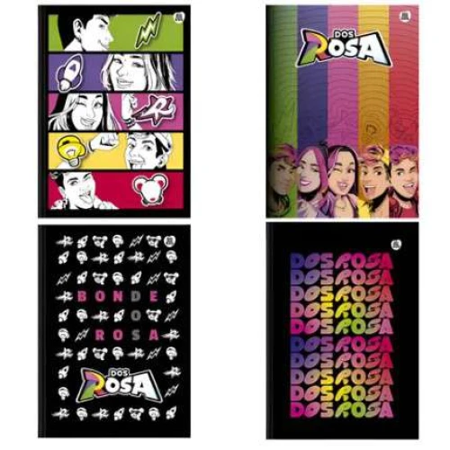 Caderno Brochurão 80 folhas Vermelho - Animativa