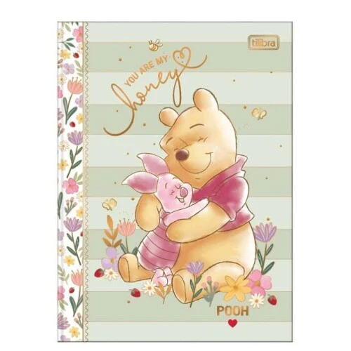Caderno Brochurão CD 80 Ursinho Pooh - Tilibra