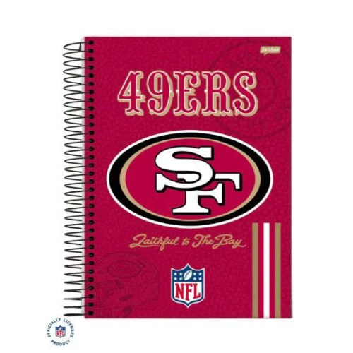 Caderno Univ. Nfl 1 Materia CD 80 Folhas - Jandaia