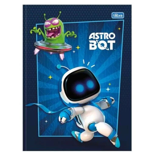 Caderno Brochurão Astro Bot 80 folhas - Tilibra Caderno Brochurão Astro Bot 80 folhas - Tilibra