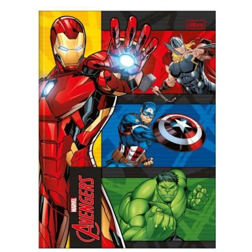 Caderno Brochurão Avengers 80 Folhas - Tilibra