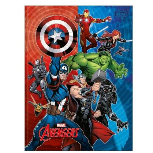 Caderno Brochurão Avengers 80 Folhas - Tilibra