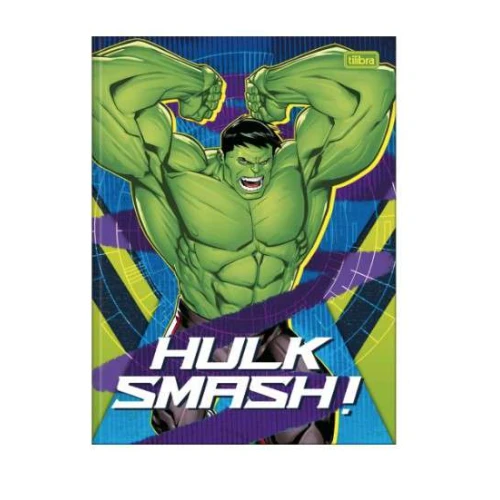 Caderno Brochurao Avengers Hulk 80 folhas - Tilibra