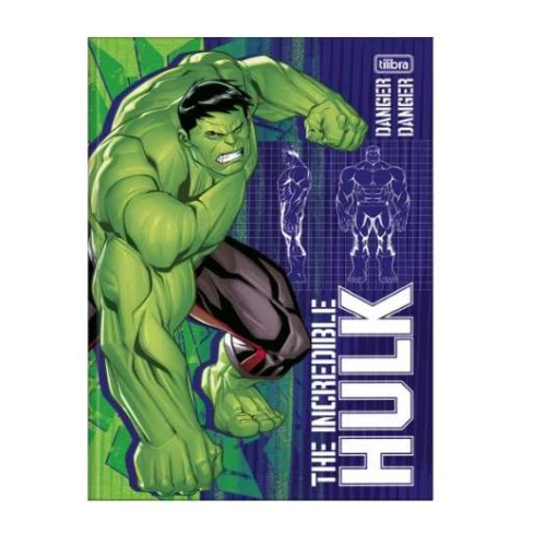 Caderno Brochurao Avengers Hulk 80 folhas - Tilibra