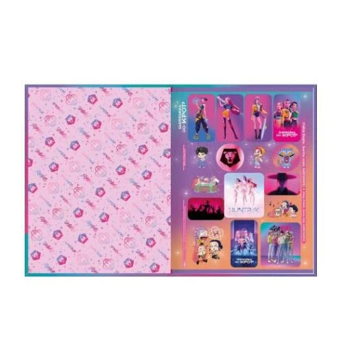 Caderno Brochurão CD 80 folhas Guerreiras do Kpop - Tilibra