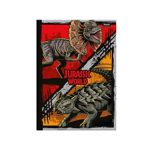 Caderno Brochurão CD Jurassic World 96 Folhas - Foroni
