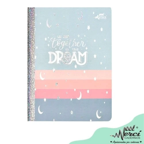 Caderno Brochurão Colleg Dream 80 Folhas - Merci