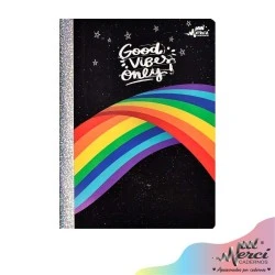 Caderno Brochurão Colleg Good Vibes 80 Folhas - Merci