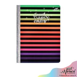 Caderno Brochurão Colleg Good Vibes 80 Folhas - Merci