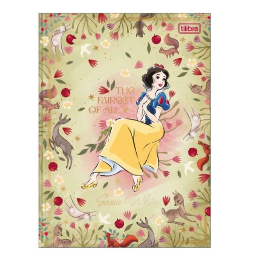 Caderno Brochurão College CD 80 Branca de Neve - Tilibra
