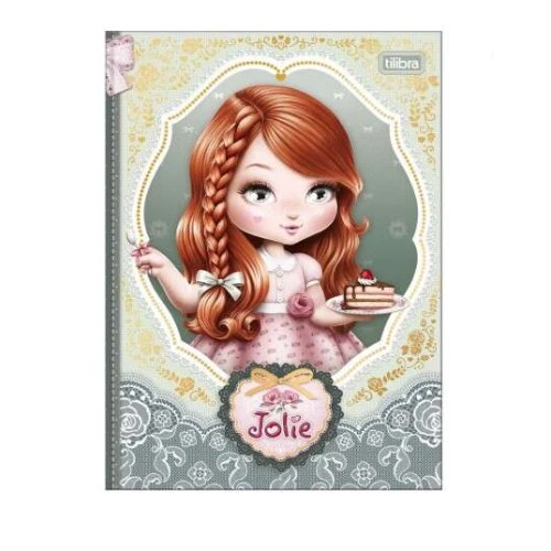 Caderno Brochurão College CD 80 Jolie - Foroni Caderno Brochurão College CD 80 Jolie - Foroni