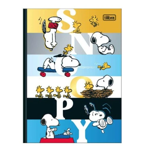 Caderno Brochurão College CD 80 Snoopy - Tilibra Caderno Brochurão College CD 80 Snoopy - Tilibra