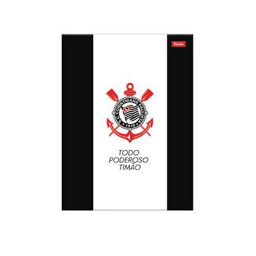 Caderno Brochurão Corinthians Grande 80 Folhas - Foroni