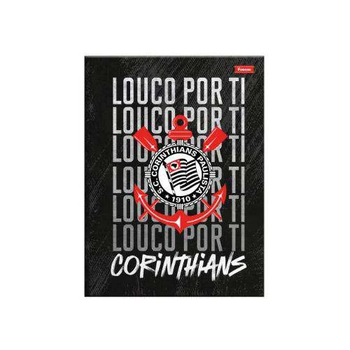Caderno Brochurão Corinthians Grande 80 Folhas - Foroni
