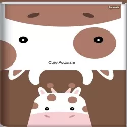 Caderno Brochurão Cute Animais 80 Folhas - Jandaia